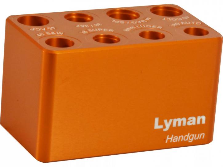 Lyman Ammo Checker Handgun Gauge / No-Go-Lehre Faustfeuerwaffen .380 Auto/9mm Luger/.38 Super/.40 S&W