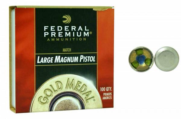 Federal Zündhütchen GM155M Large Pistol Magnum Match 100 Stück