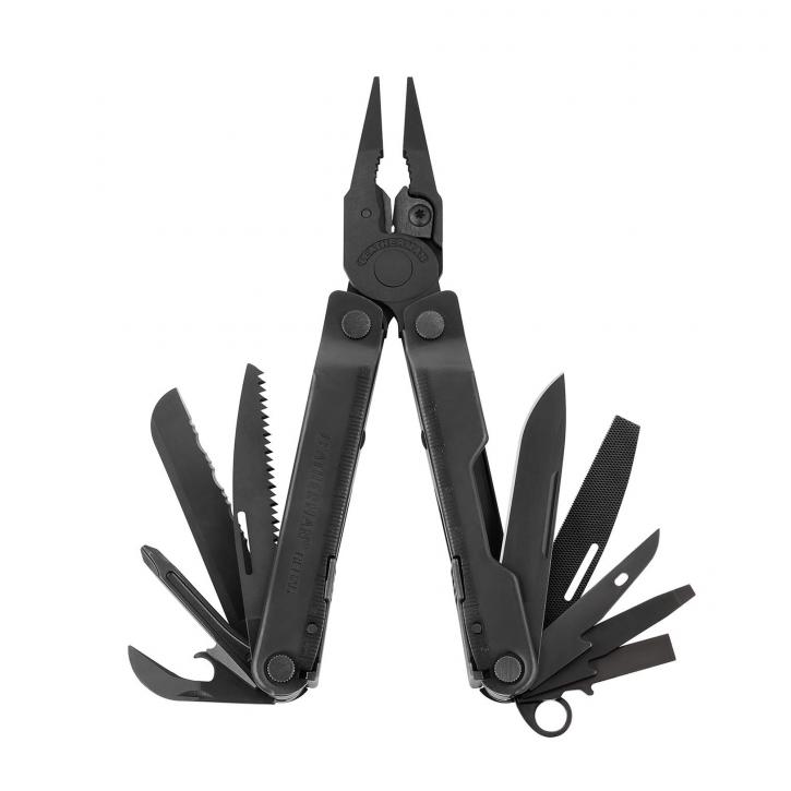 Leatherman REBAR Black, Molle Holster, Schwarz