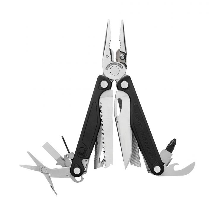 Leatherman CHARGE + Stainless, Nylon Holster mit Tasche, M