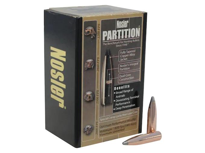 Nosler Geschoss Partition .270/.277 150GR Spitzer 50 Stück