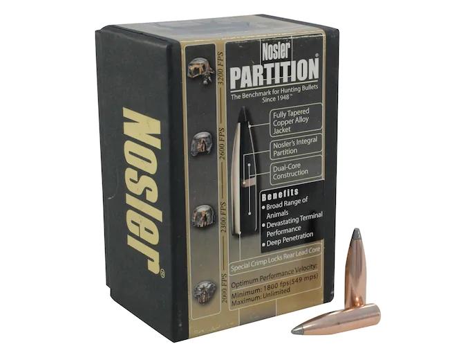 Nosler Geschoss Partition 7mm/.284 150GR Spitzer 50 Stück