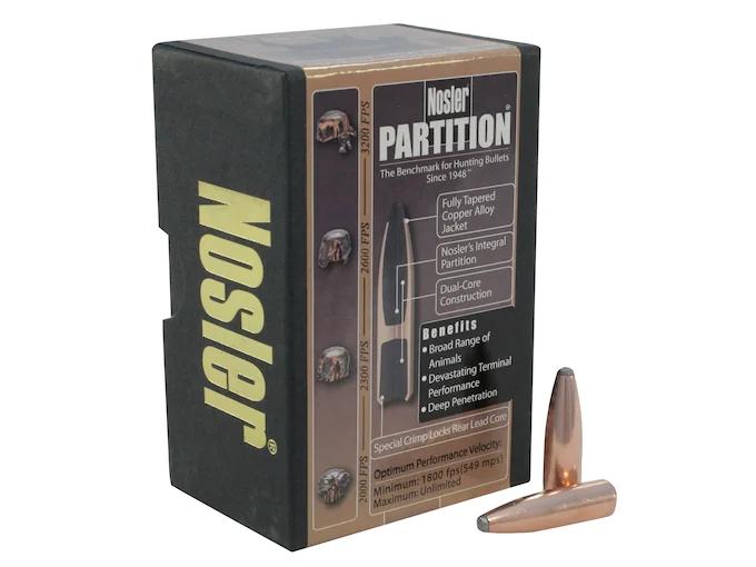 Nosler Geschoss Partition .30/.308 180GR PPT 50 Stück