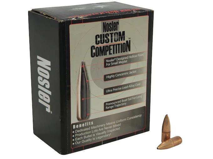 Nosler Geschoss Custom Competition 6,8mm/.277 115GR HPBT 100 Stück