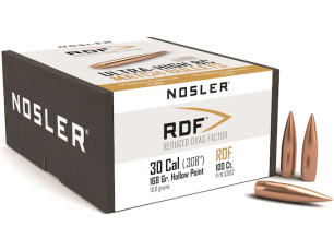 Nosler Geschoss .30/.308 RDF 168GR Jacketed HPBT 100 Stück