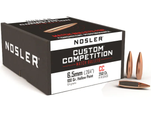 Nosler Geschoss 6,5mm/.264 Custom Competition 100GR HPBT 50 Stück