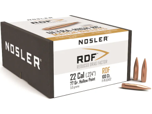 Nosler Geschoss .22/.224 RDF 77GR HPBT 100 Stück