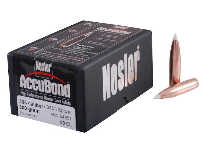 Nosler Geschoss Accubond .338/.338 300GR SPBT 50 Stück