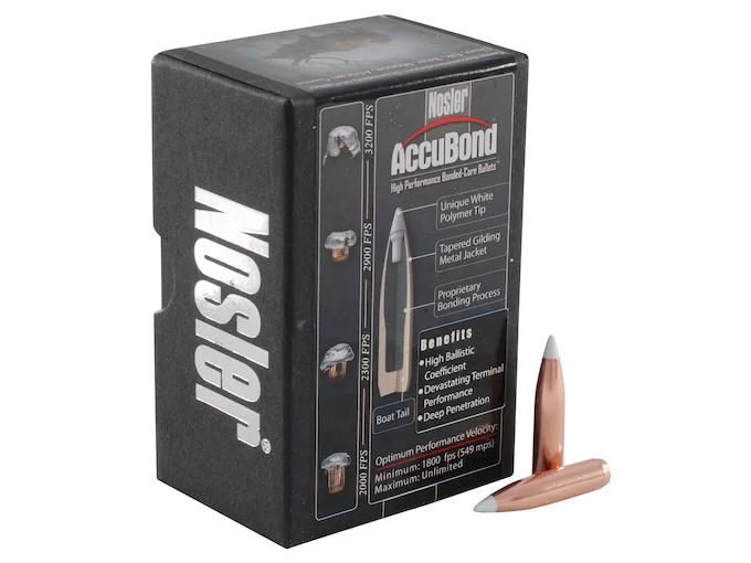 Nosler Geschoss Accubond 6,5mm/.264 130GR Spitzer 50 Stück