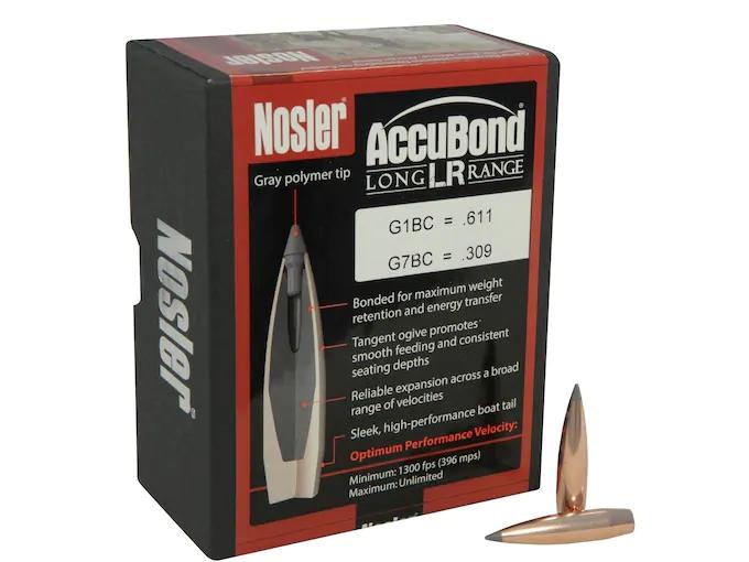 Nosler Geschoss Accubond Long Range 7mm/.284 150GR SPBT 100 Stück