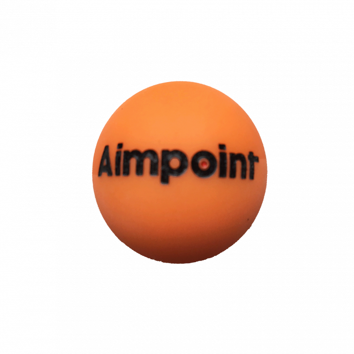 Aimpoint Kammergriffkugel aus Silikon, orange mit Logo