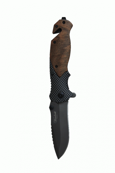 Jagdmesser aus Walnussholz (ungeschliffen)